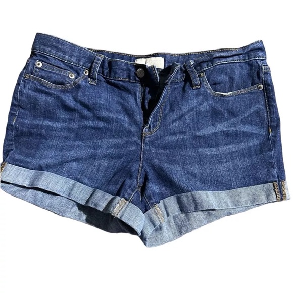 Banana Republic Pants - Banana Republic Shorts Women’s Size 30/10 Blue Denim Jeans Five Pocket Roll Up